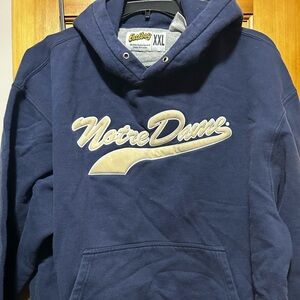 Notre Dame Hooded Sweatshirt Vintage